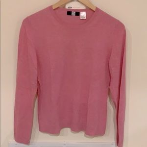 Cashmere and silk crewneck sweater